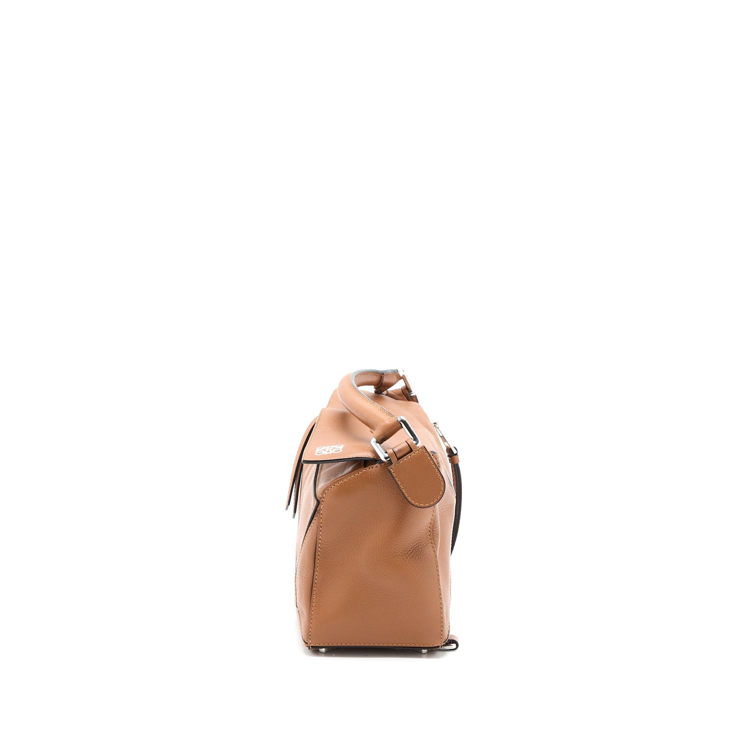 Loewe Small Puzzle Bag Calfskin Caramel SHW