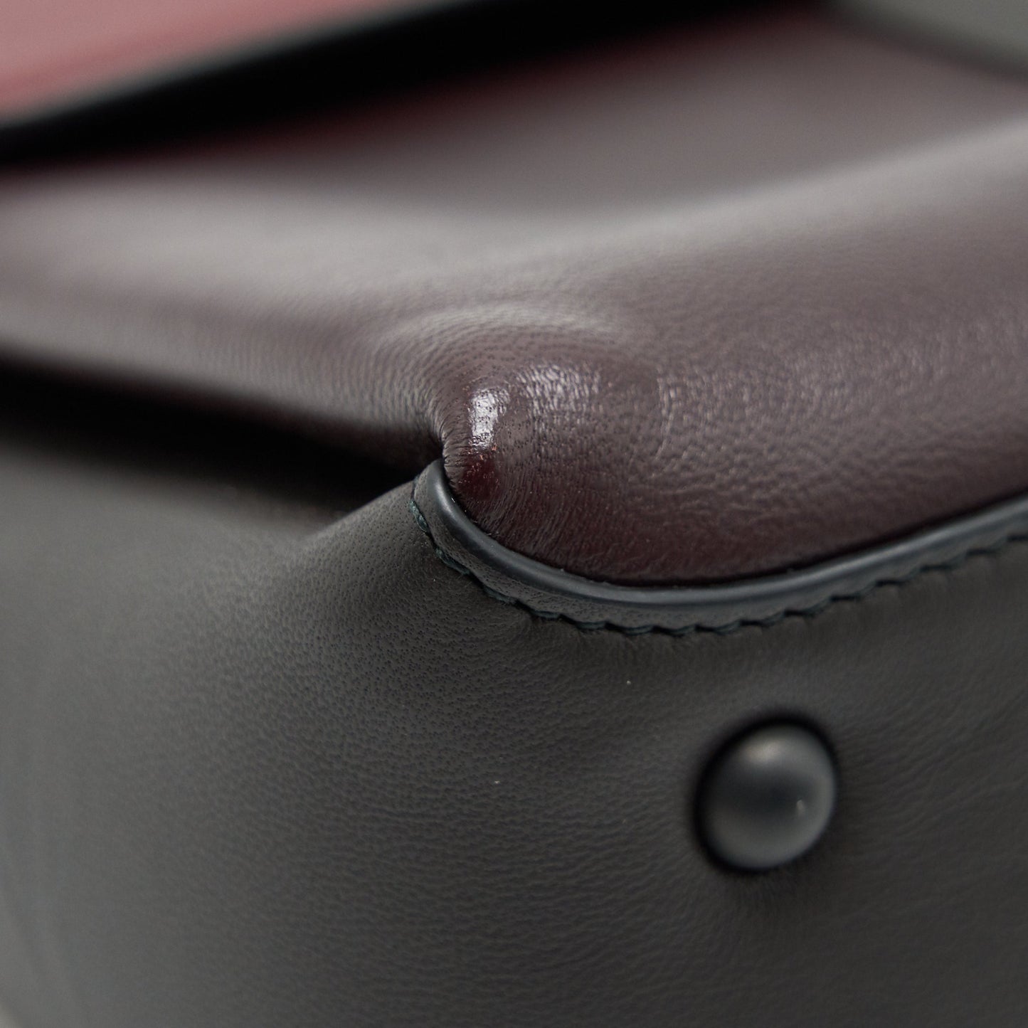 Bottega Veneta Piazza Top Handle Bag Burgundy
