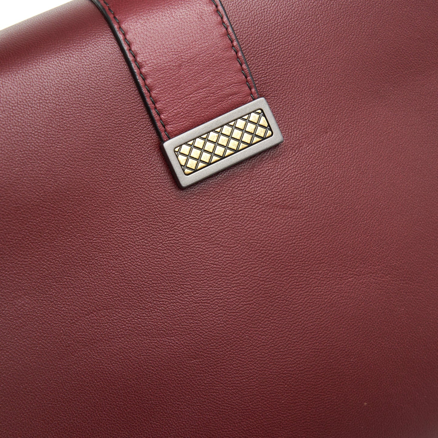 Bottega Veneta Piazza Top Handle Bag Burgundy