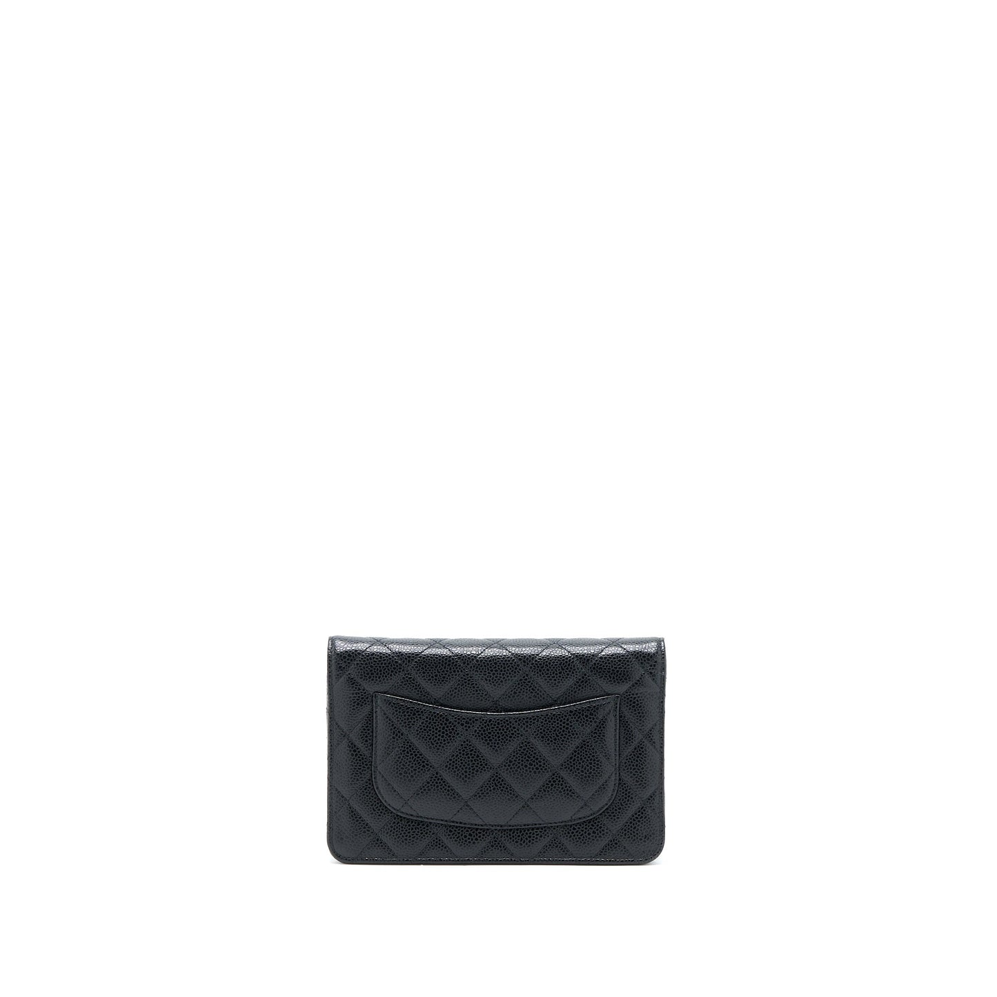 Chanel Classic Wallet on Chain Caviar Black SHW