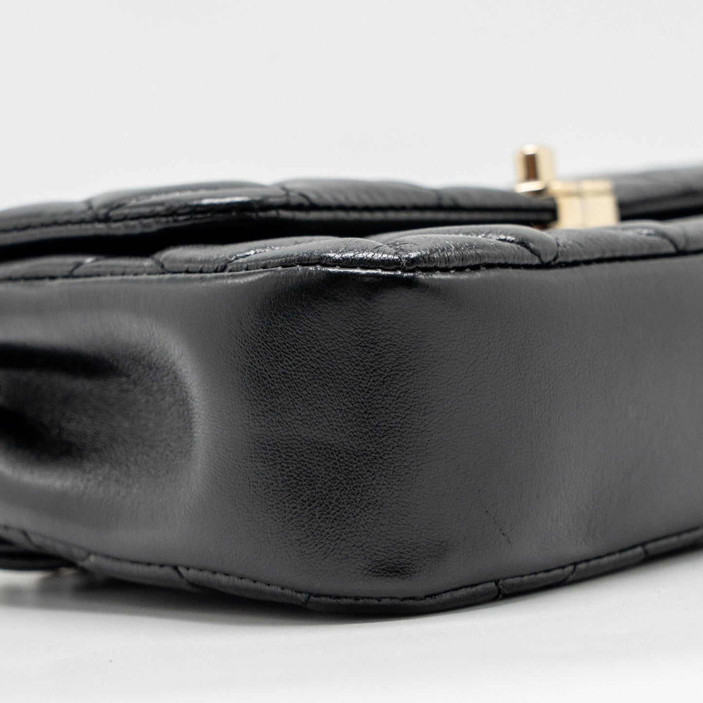 Chanel 25s Mini Flap Bag Lambskin Black GHW(microchip)