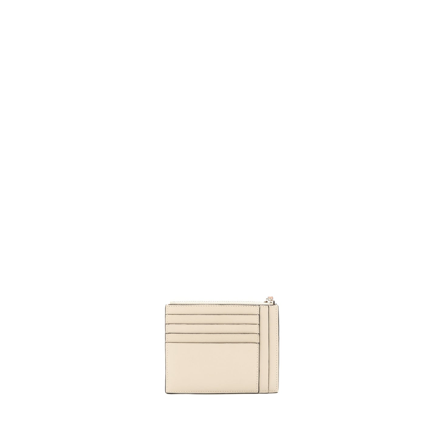 Loewe Brand Coin Cardholder Calfskin Light Oat/ Tan