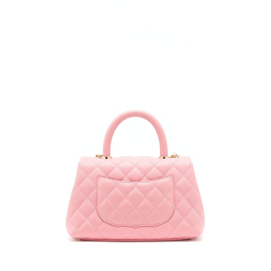 Chanel Small Coco Handle 24cm Caviar Pink LGHW