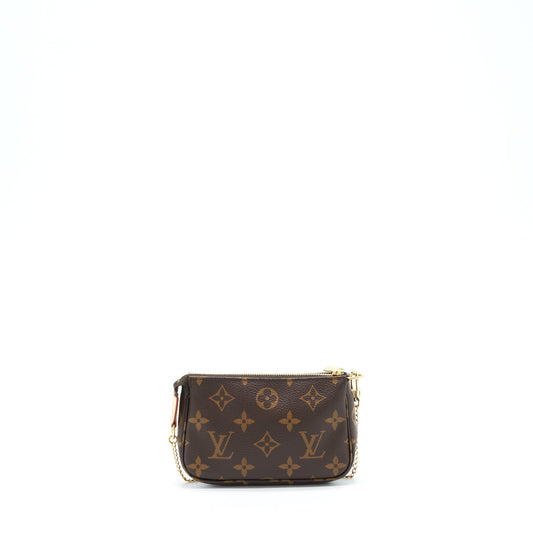 Louis Vuitton Mini Pochette Monogram Canvas Year 2020