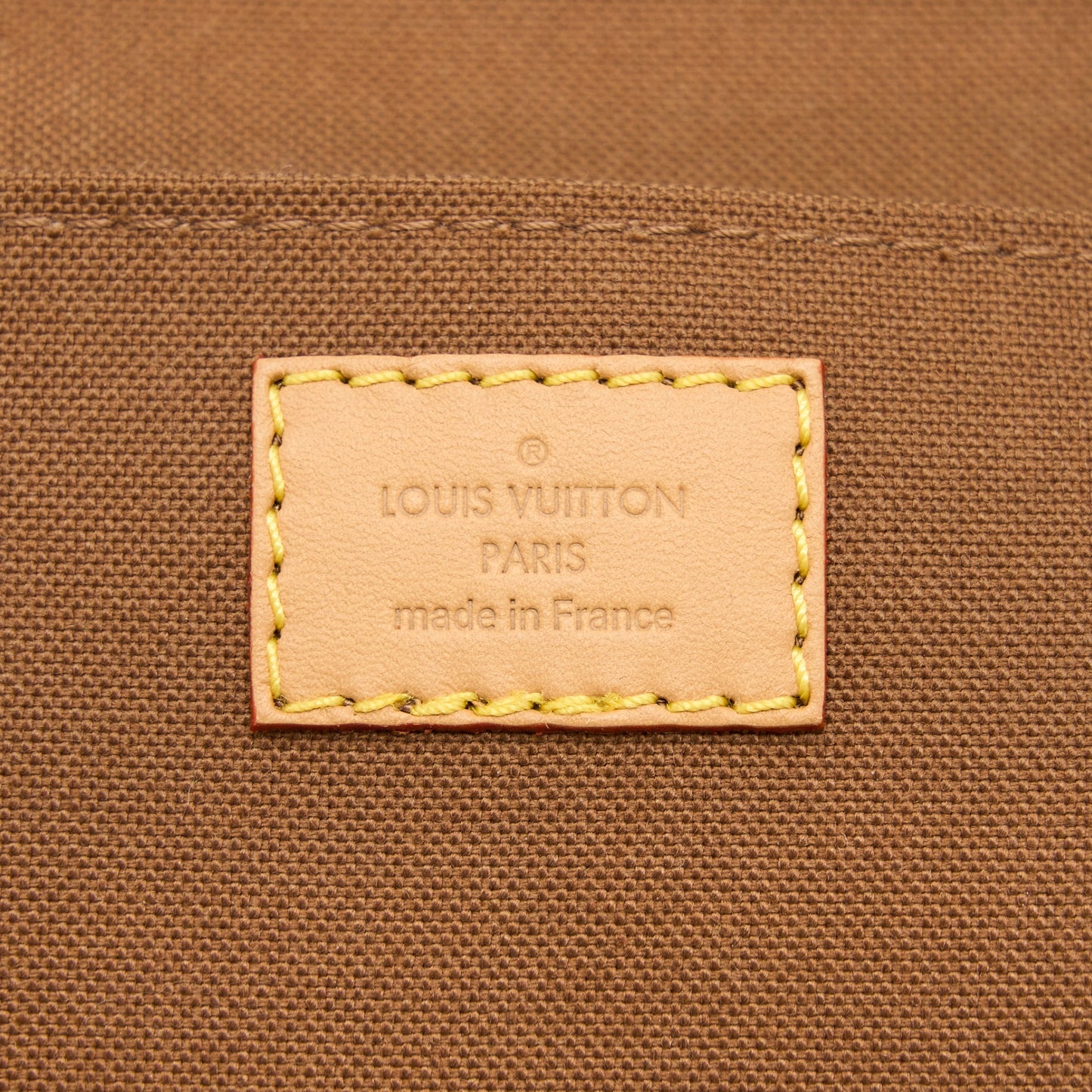 Louis Vuitton Petit Sac Plat Monogram Canvas GHW