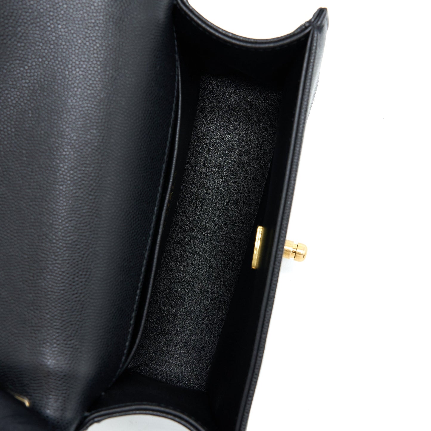 Chanel Small Boy Bag Caviar Black With Brushed GHW(Microchip)