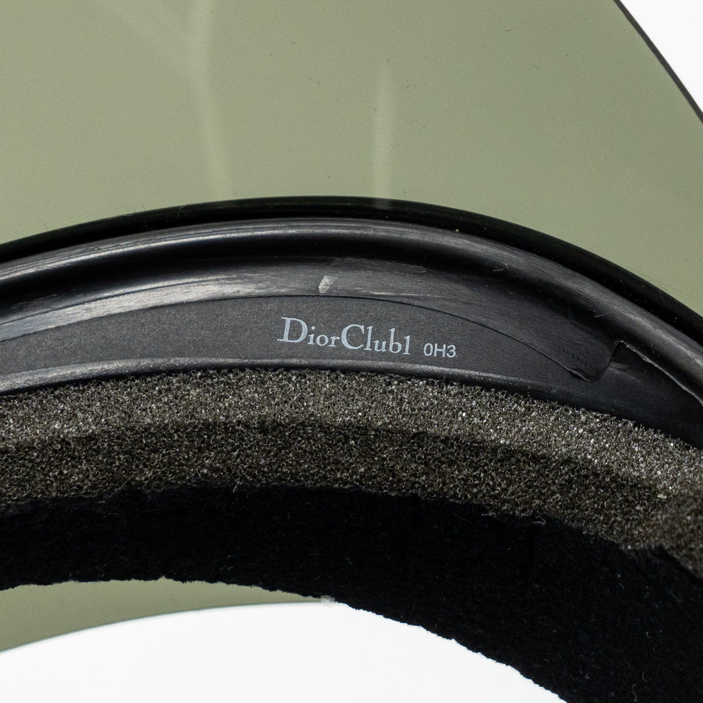 Dior Diorclub V1U Visor Black/ White