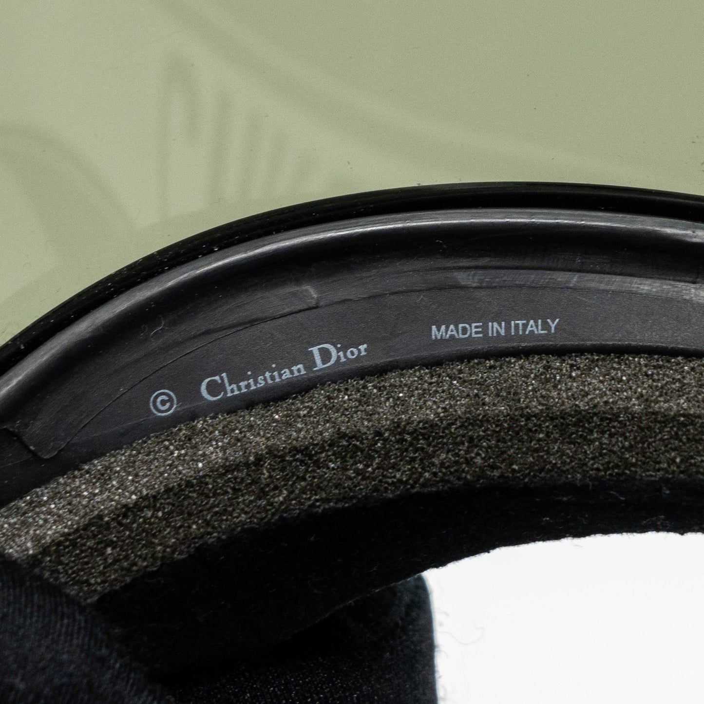 Dior Diorclub V1U Visor Black/ White
