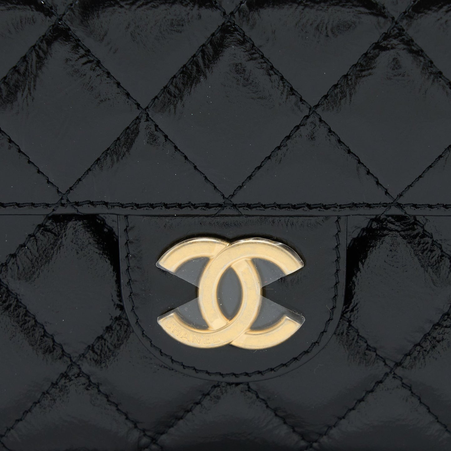 Chanel 23C Small Hobo Bag Shiny Calfskin Black Brushed GHW (Microchip)