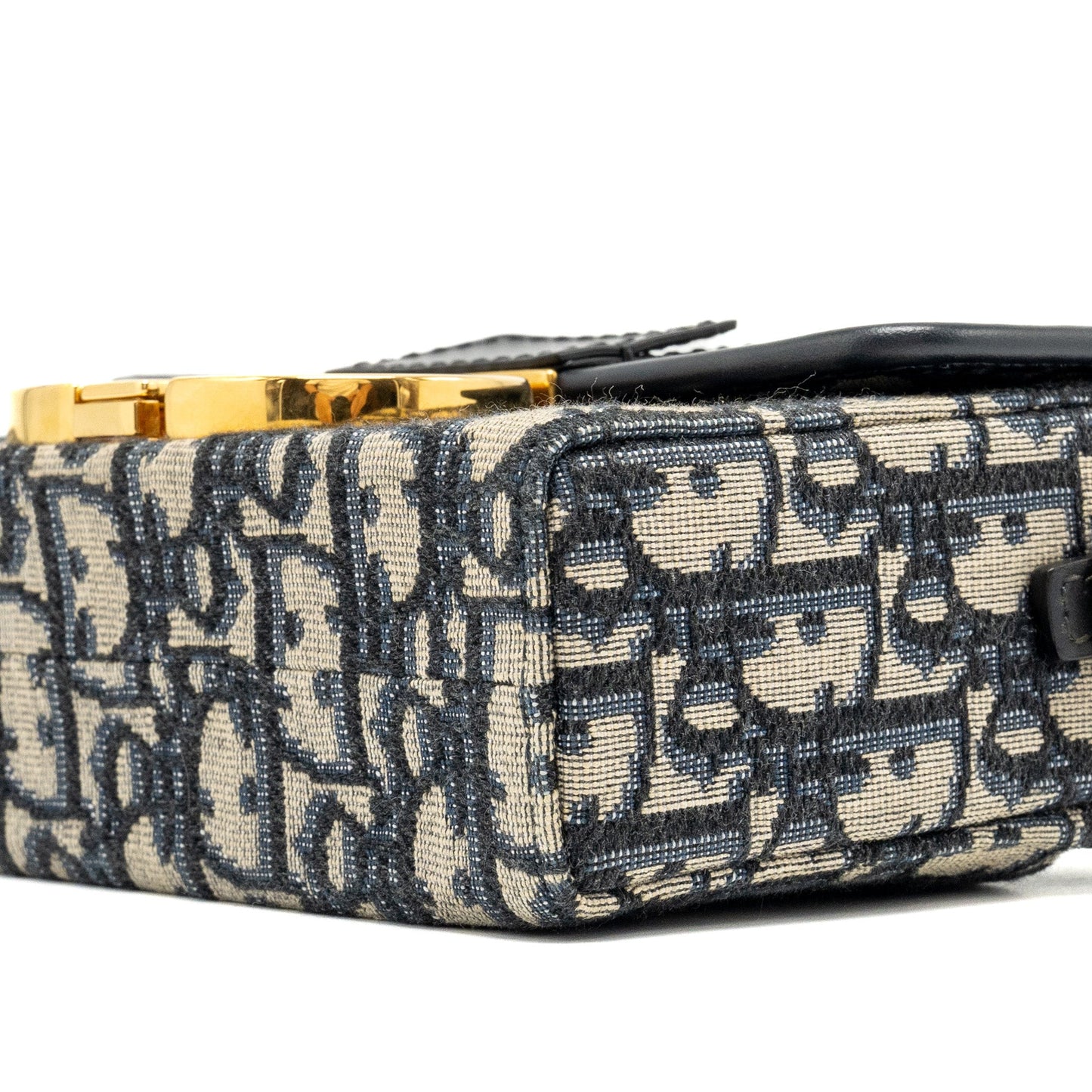 Dior 30 Montaigne Box Blue Oblique Jacquard GHW
