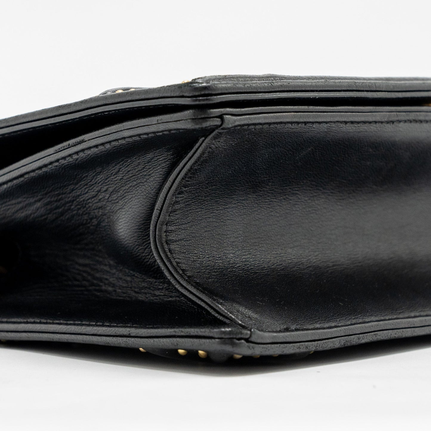 Dior Medium Studded Diorama Lambskin Black GHW