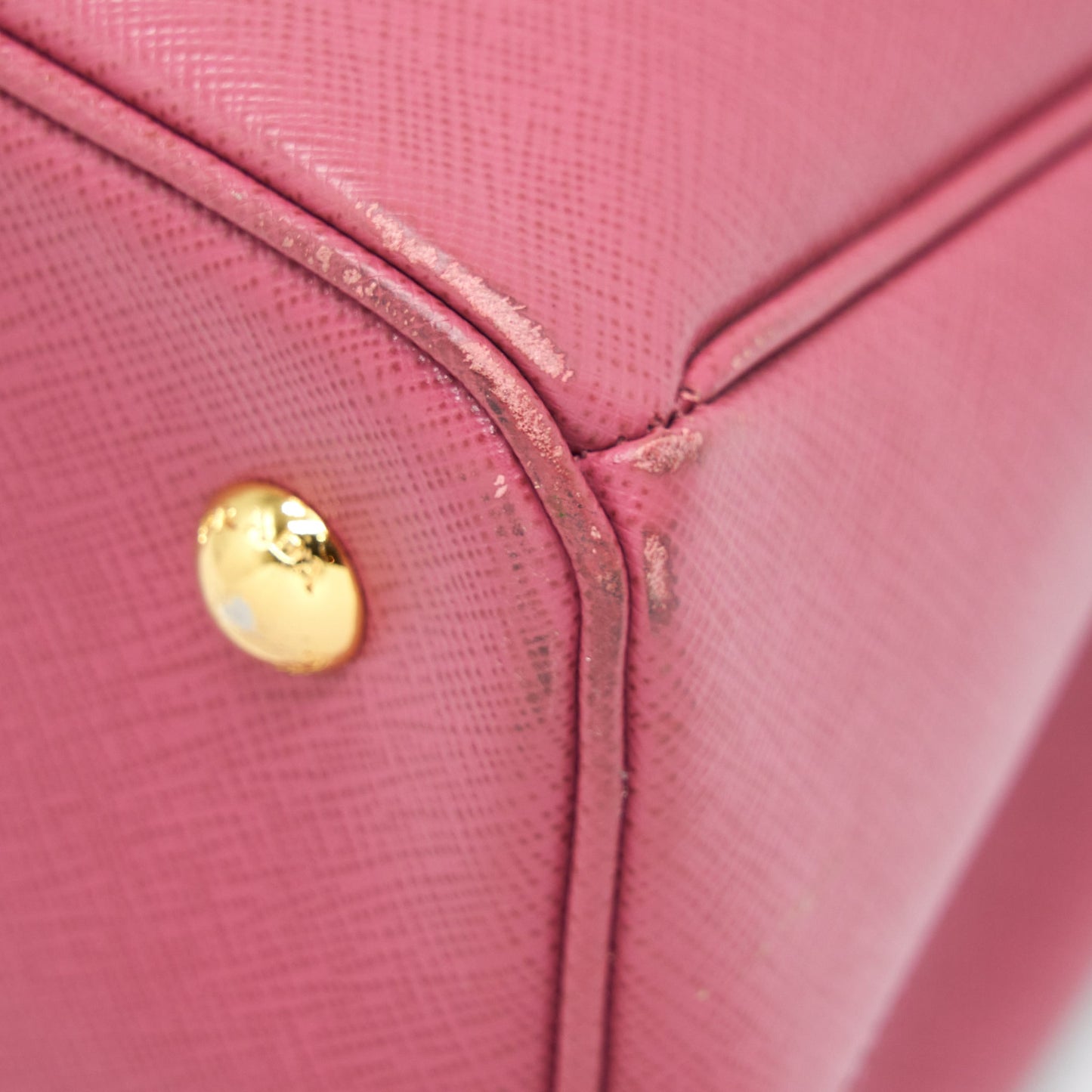 Prada Saffiano Tote bag Pink GHW