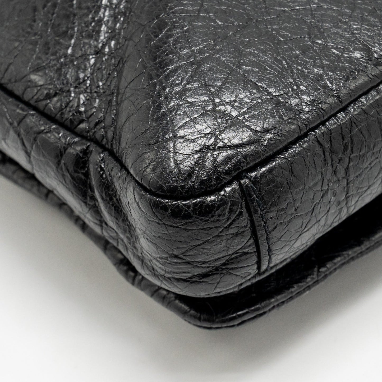 Balenciaga Briefcase Leather Black SHW