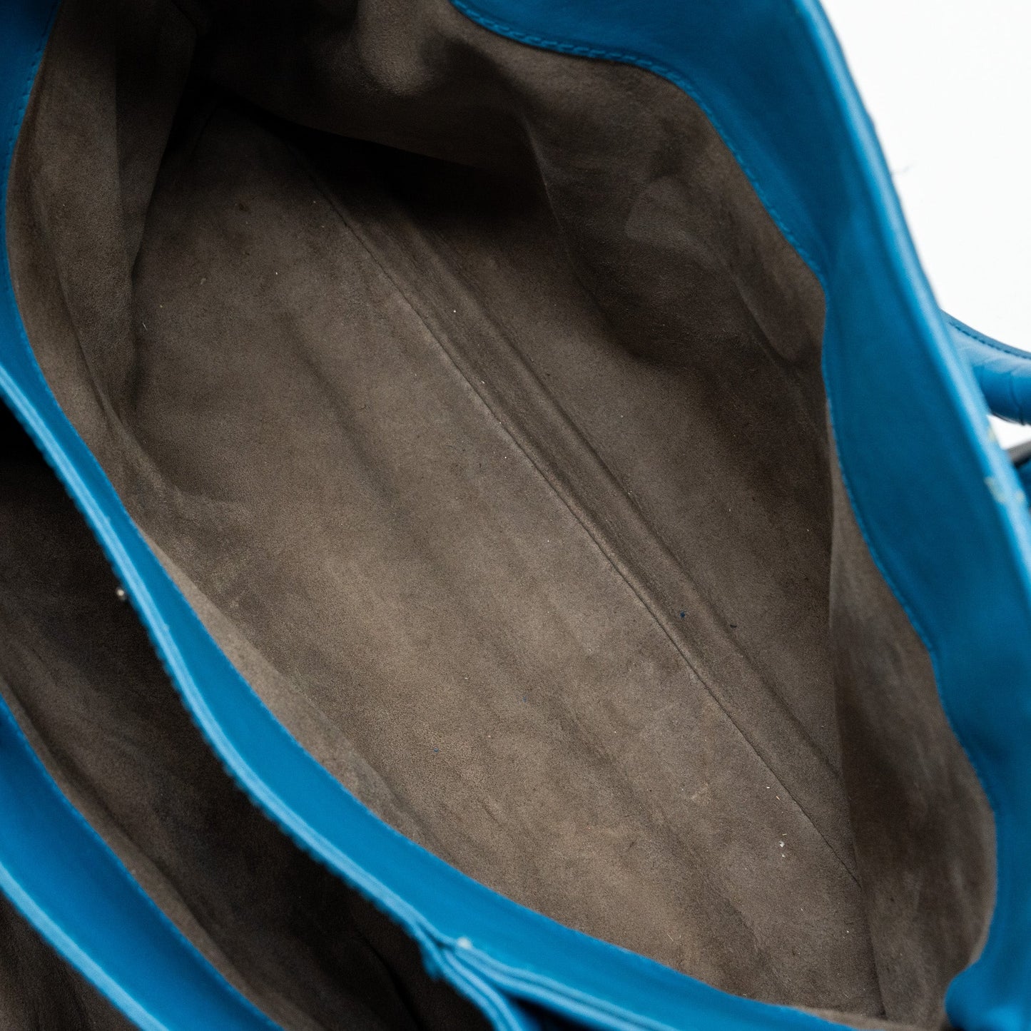 Bottega veneta large tote bag Nappa blue ruthenium hardware