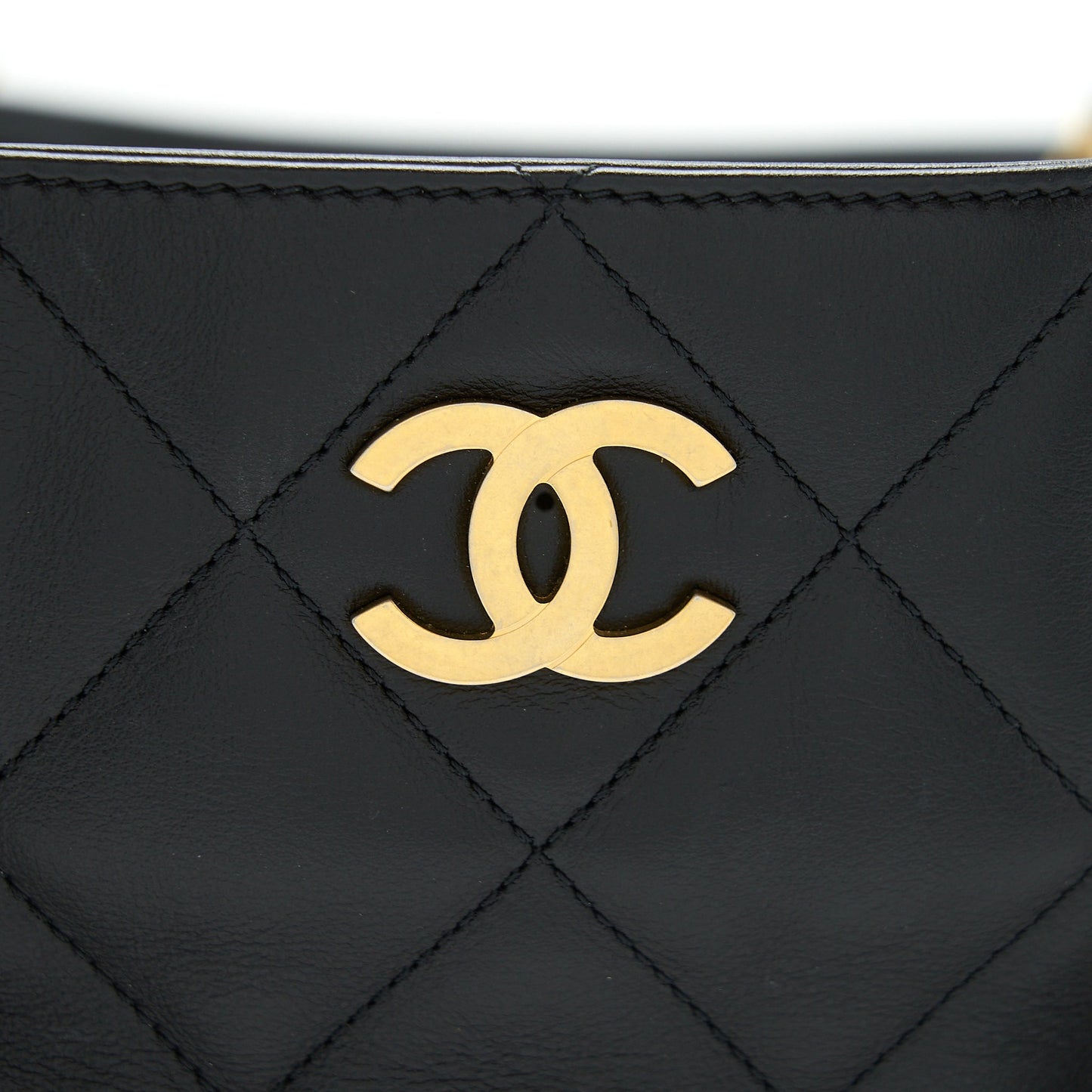 Chanel Supple Tote Black GHW (Microchip)