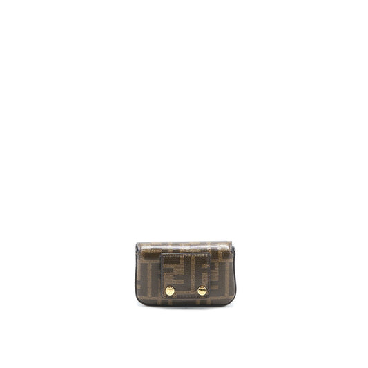 Fendi Baguette Mini Belt Bag FF Jacquard Canvas/Leather GHW