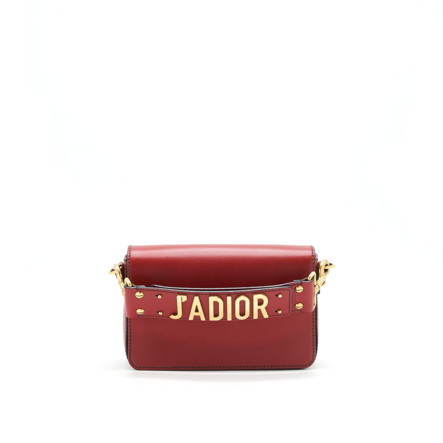 Dior J'adior Clutch with Handle Red with GHW
