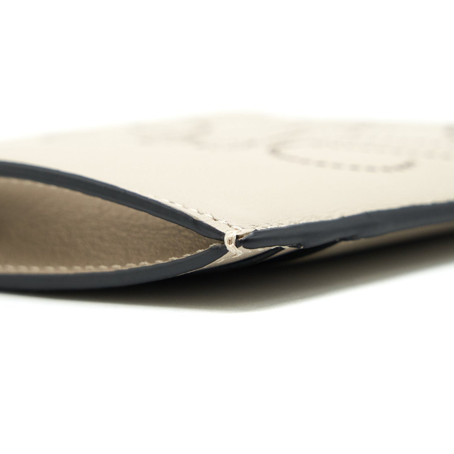 Loewe Brand Coin Cardholder Calfskin Light Oat/ Tan