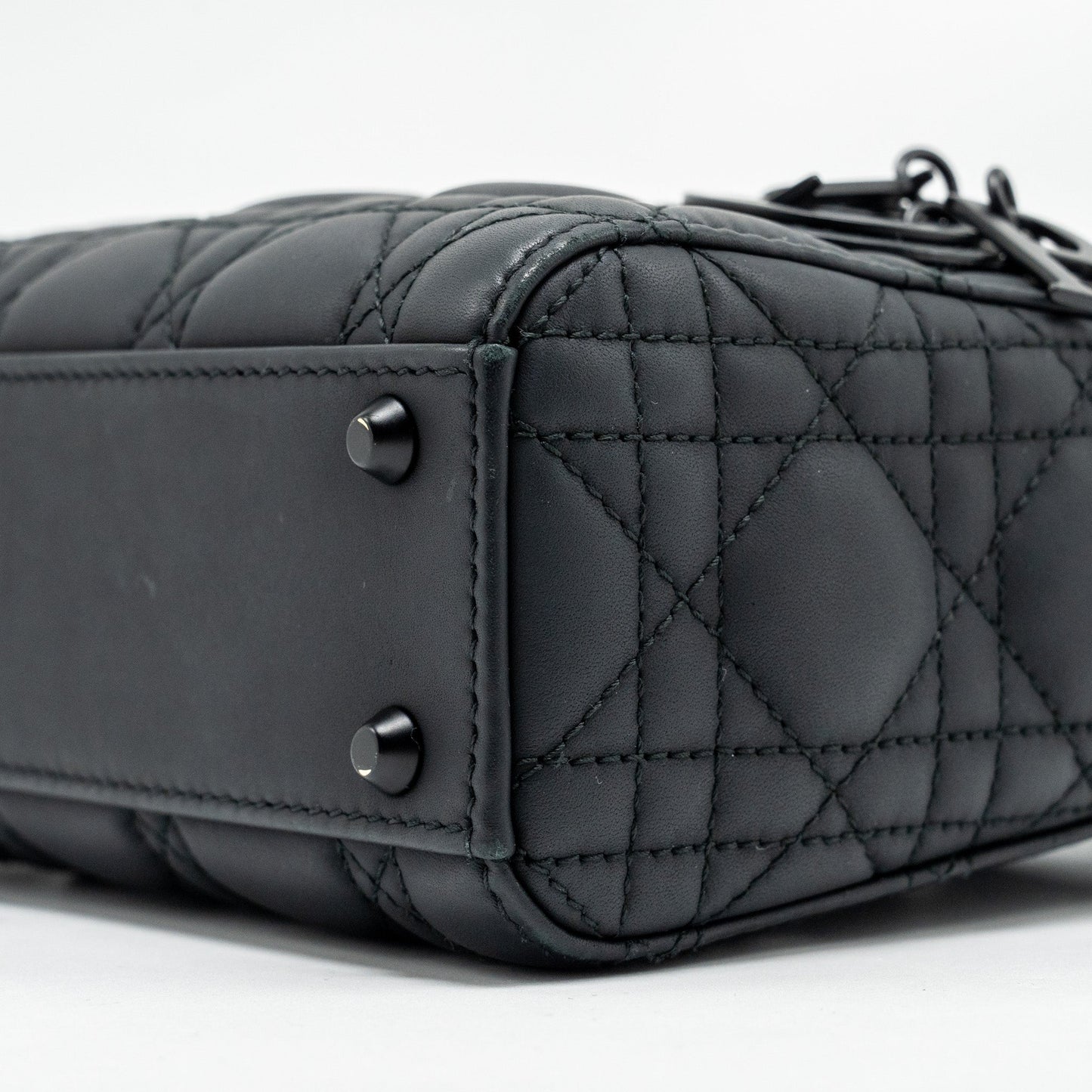 Dior Mini Lady Dior Calfskin So Black