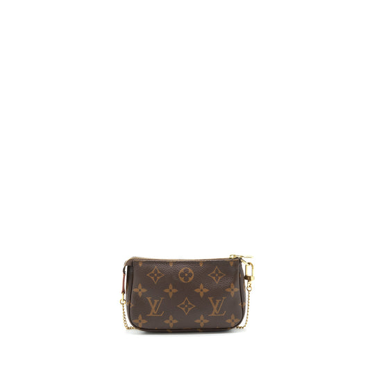 Louis Vuitton Mini Pochette Monogram Canvas GHW