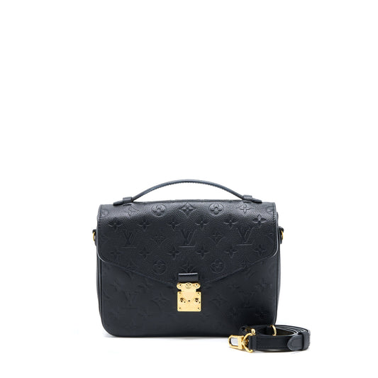Louis Vuitton Pochette Métis Monogram Empreinte Black GHW