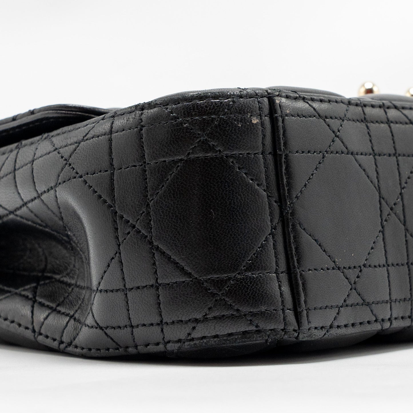 Dior Miss Dior Flap Bag Lambskin Black LGHW