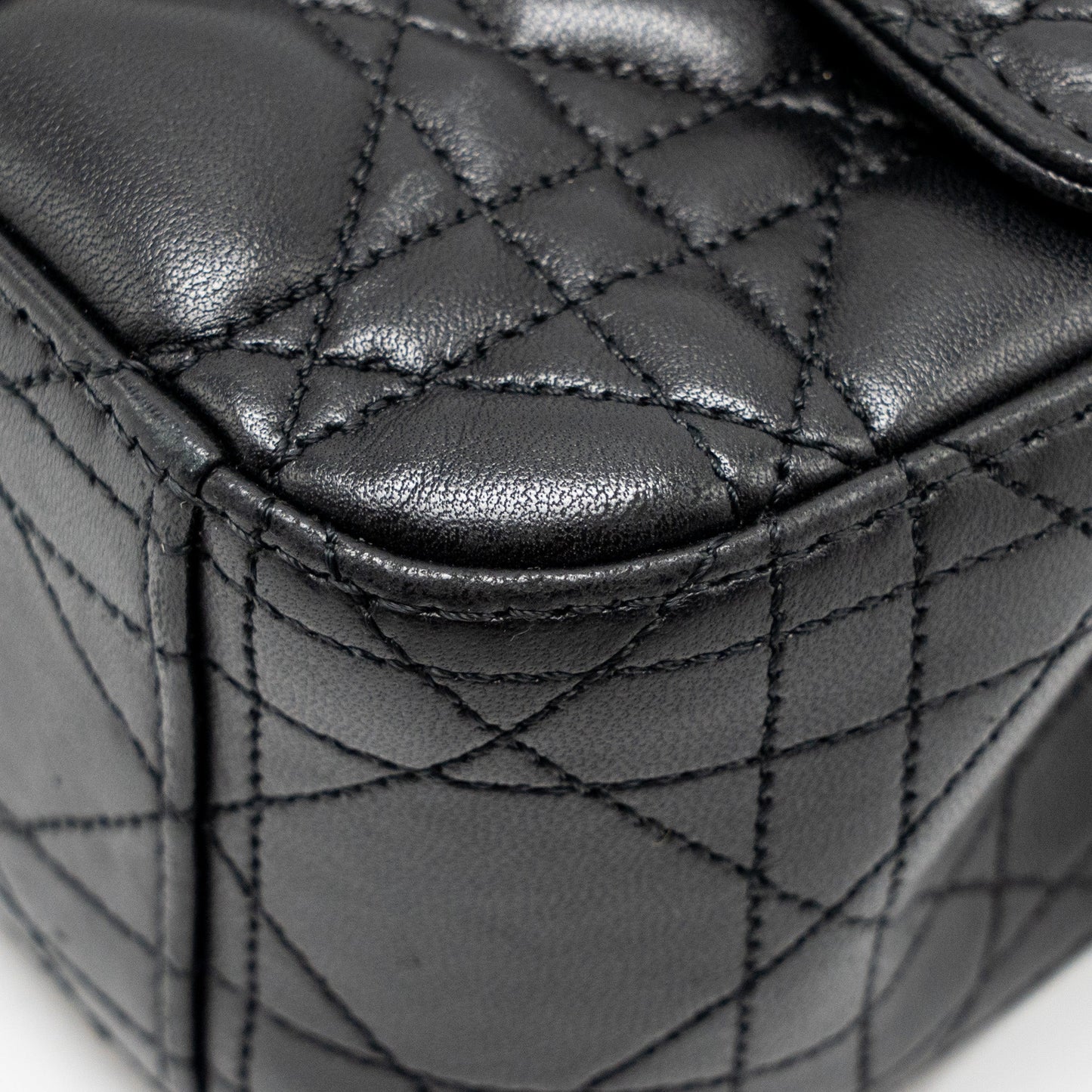 Dior Miss Dior Flap Bag Lambskin Black LGHW