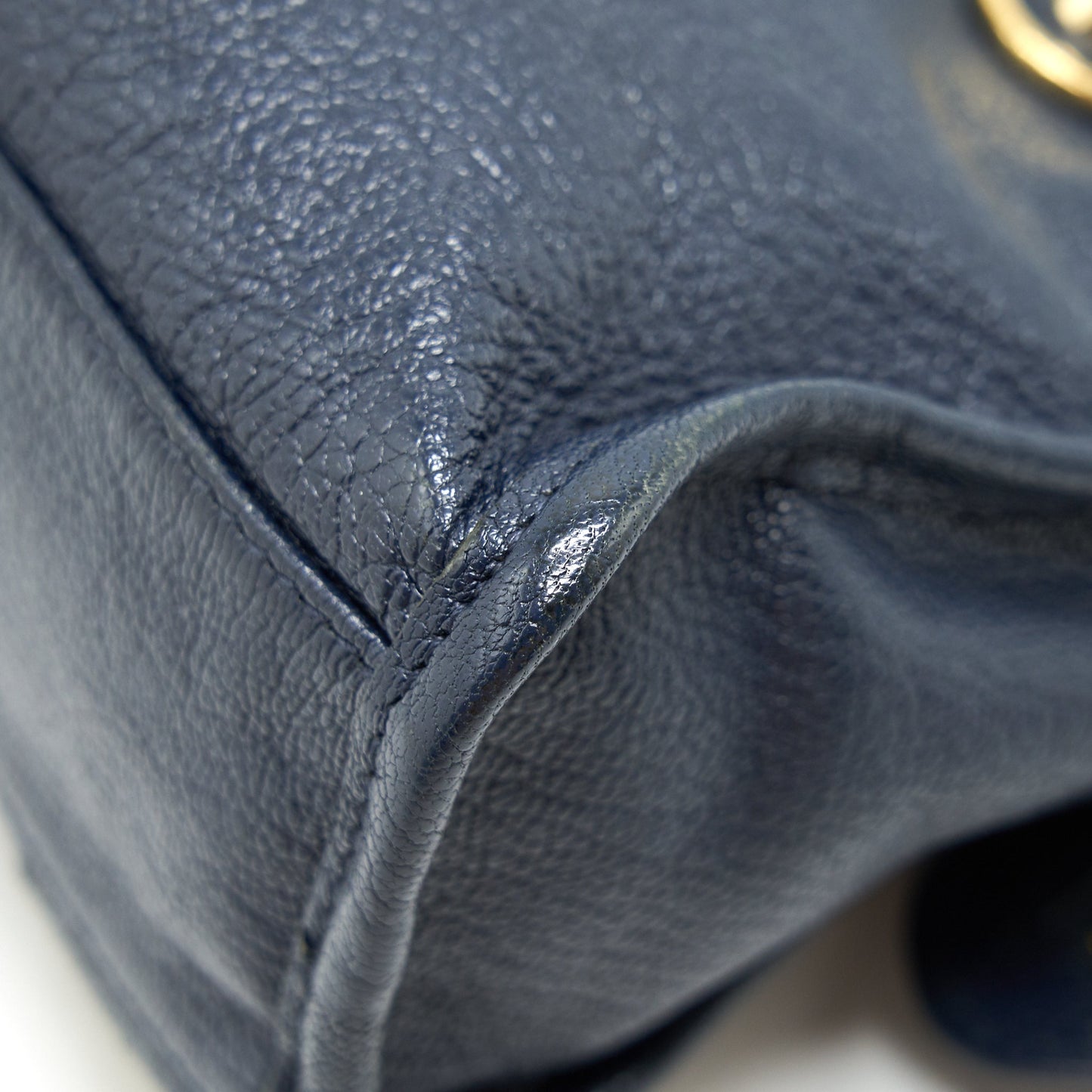 BALENCIAGA MINI CITY BAG NAVY GHW