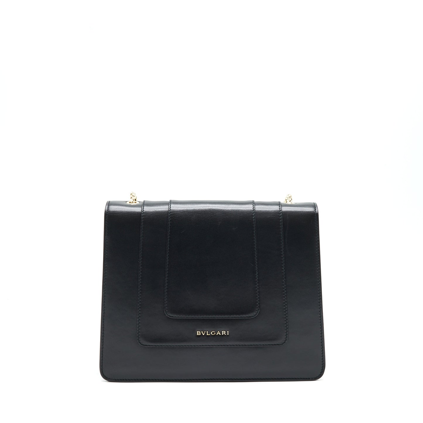 Bvlgari serpenti Forever Flap bag Large black GHW