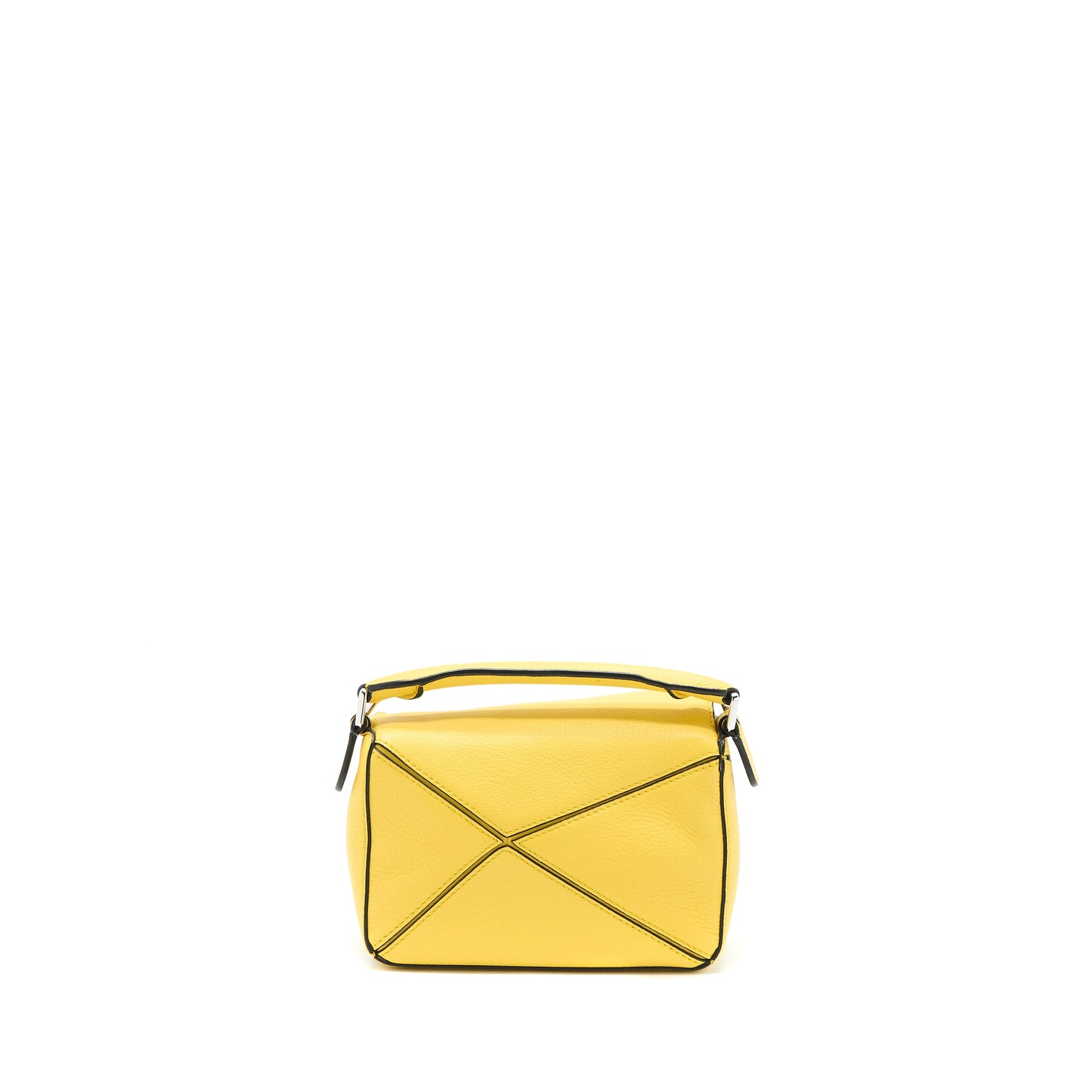 Loewe Mini Puzzle Bag Calfskin Yellow SHW