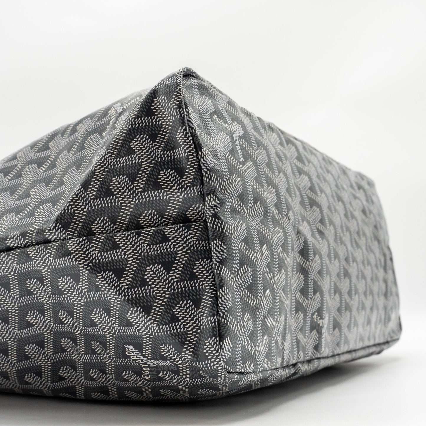Goyard Saint Louis PM tote goyardine canvas / calfskin grey