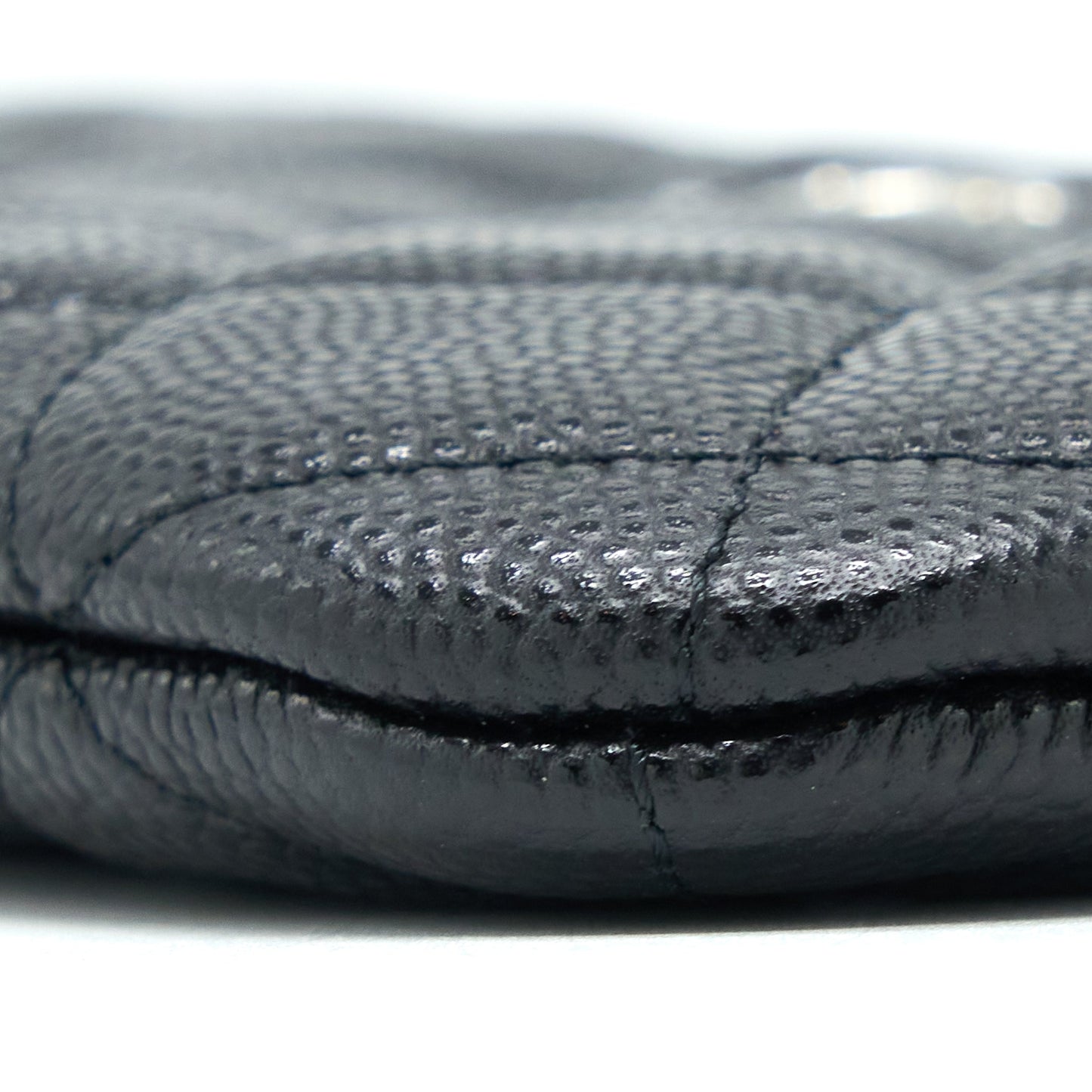 Chanel Mini Pouch Caviar Black SHW