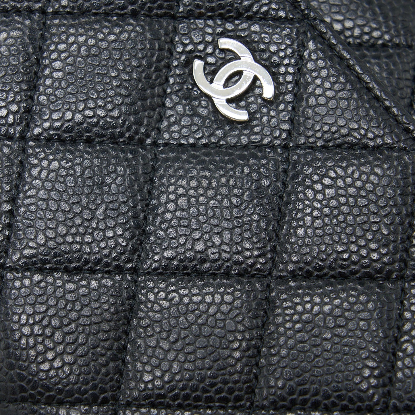 Chanel Classic Wallet on Chain Caviar Black SHW