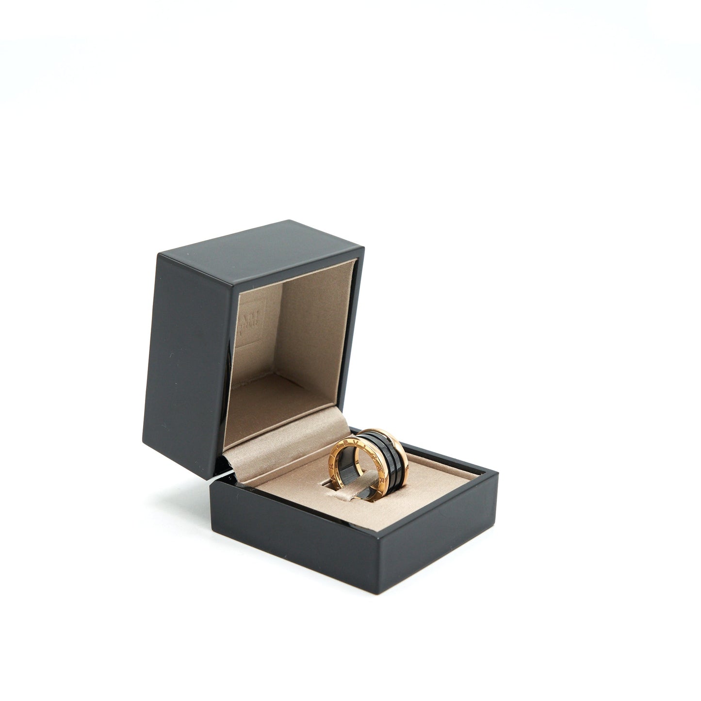 Bvlgari size52 B.zero Ring Ceramic with Rose Gold