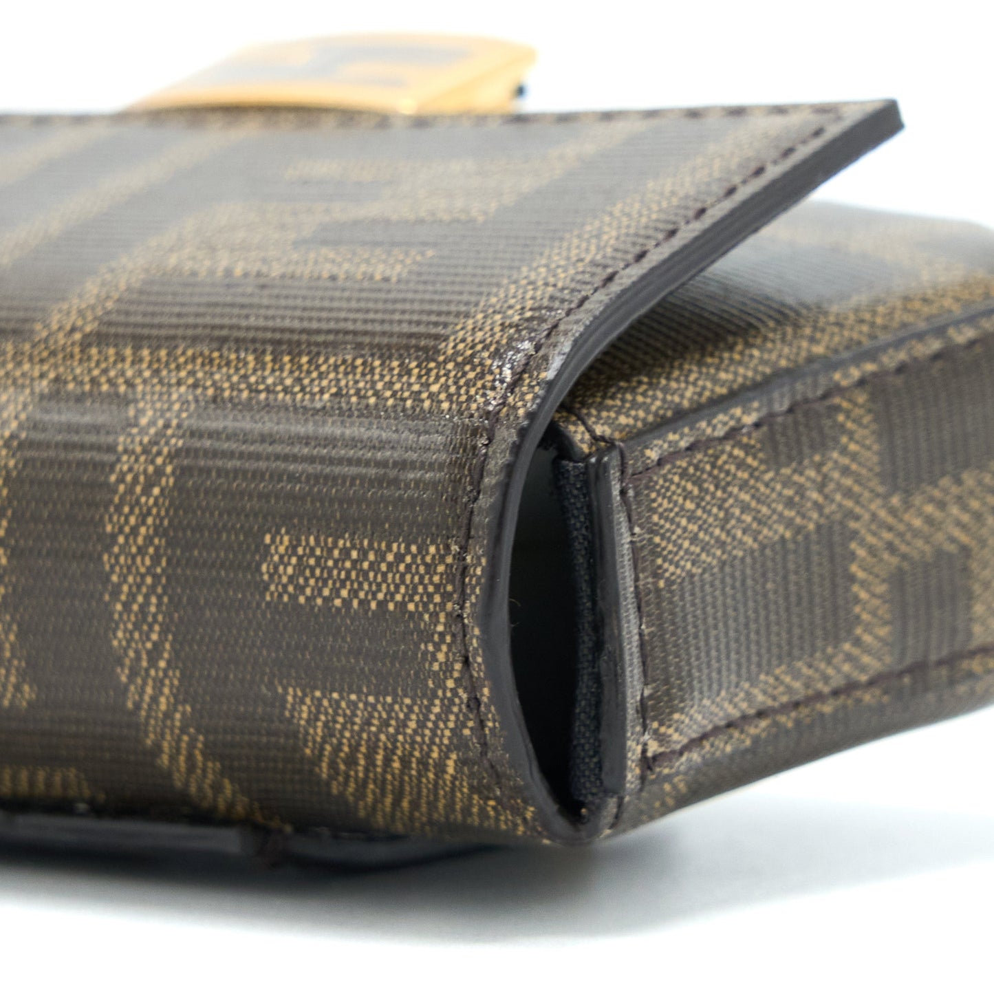 Fendi Baguette Mini Belt Bag FF Jacquard Canvas/Leather GHW