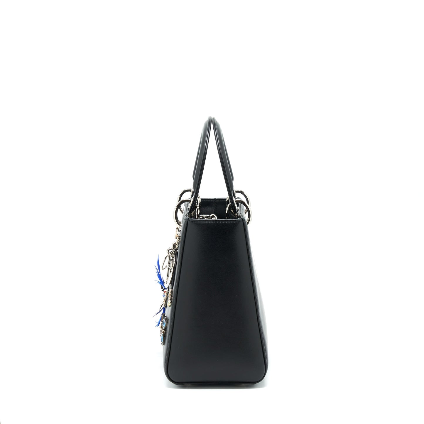 Dior Medium Lady Dior Limited Edition Lambskin Black/Multicolor SHW