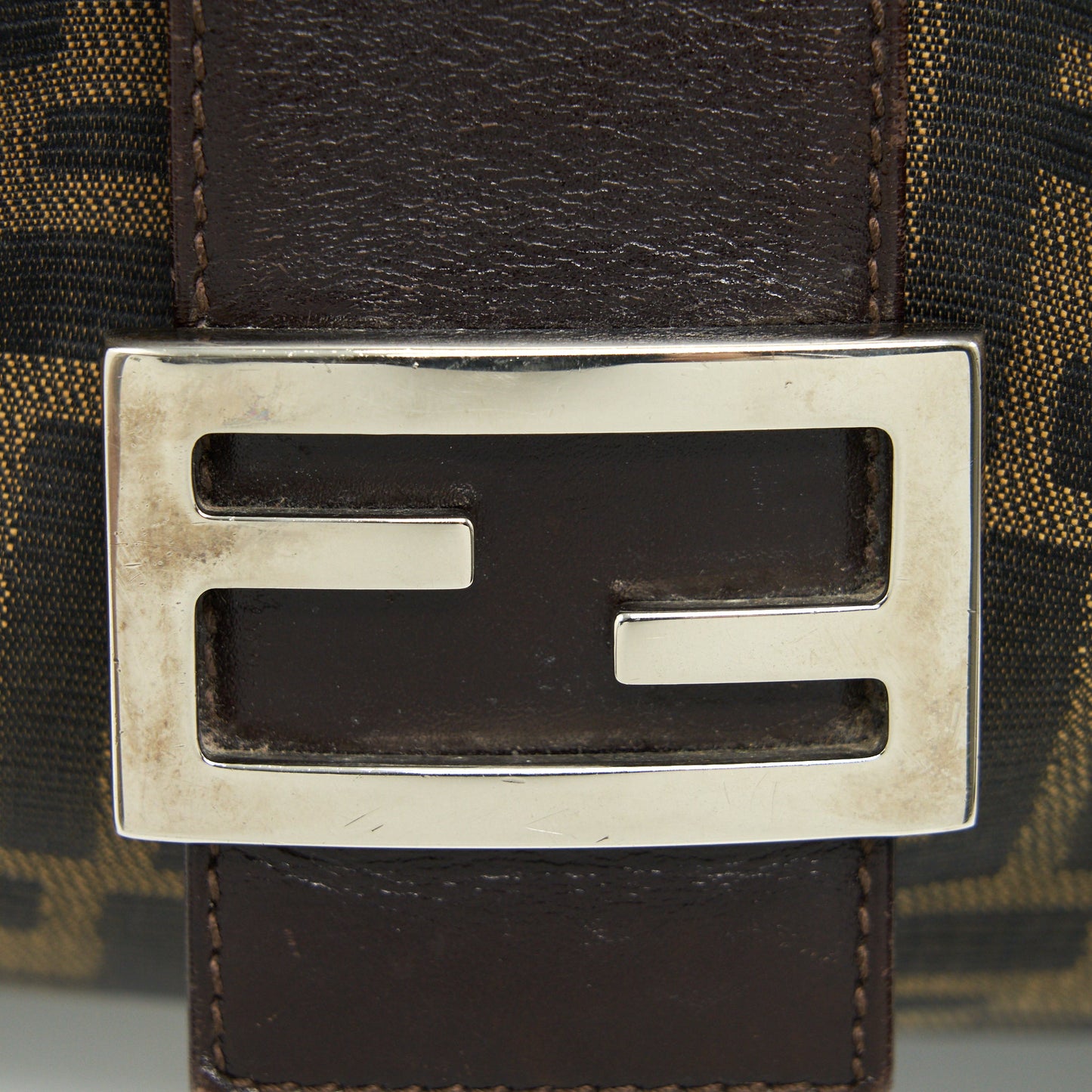 Fendi Vintage Zucca Shoulder Bag