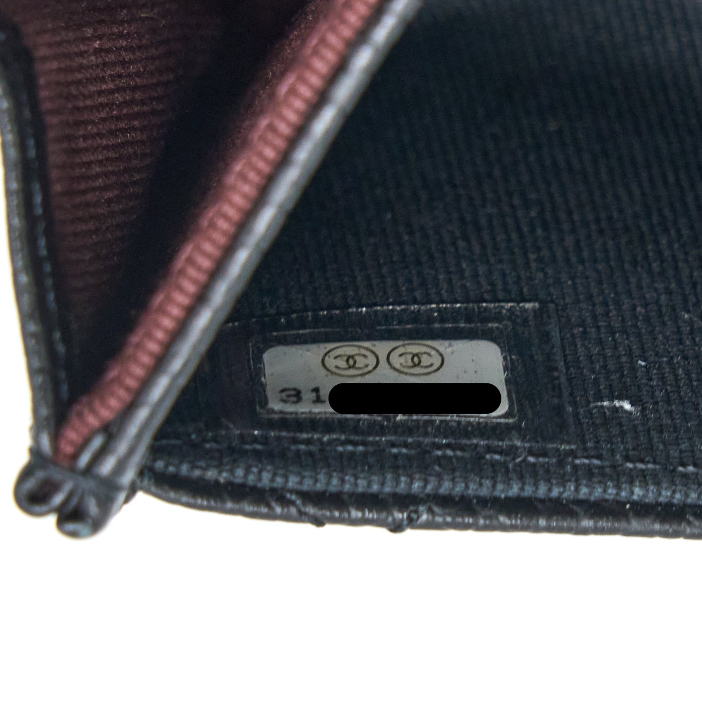 Chanel Classic Flap Cardholder Caviar Black GHW
