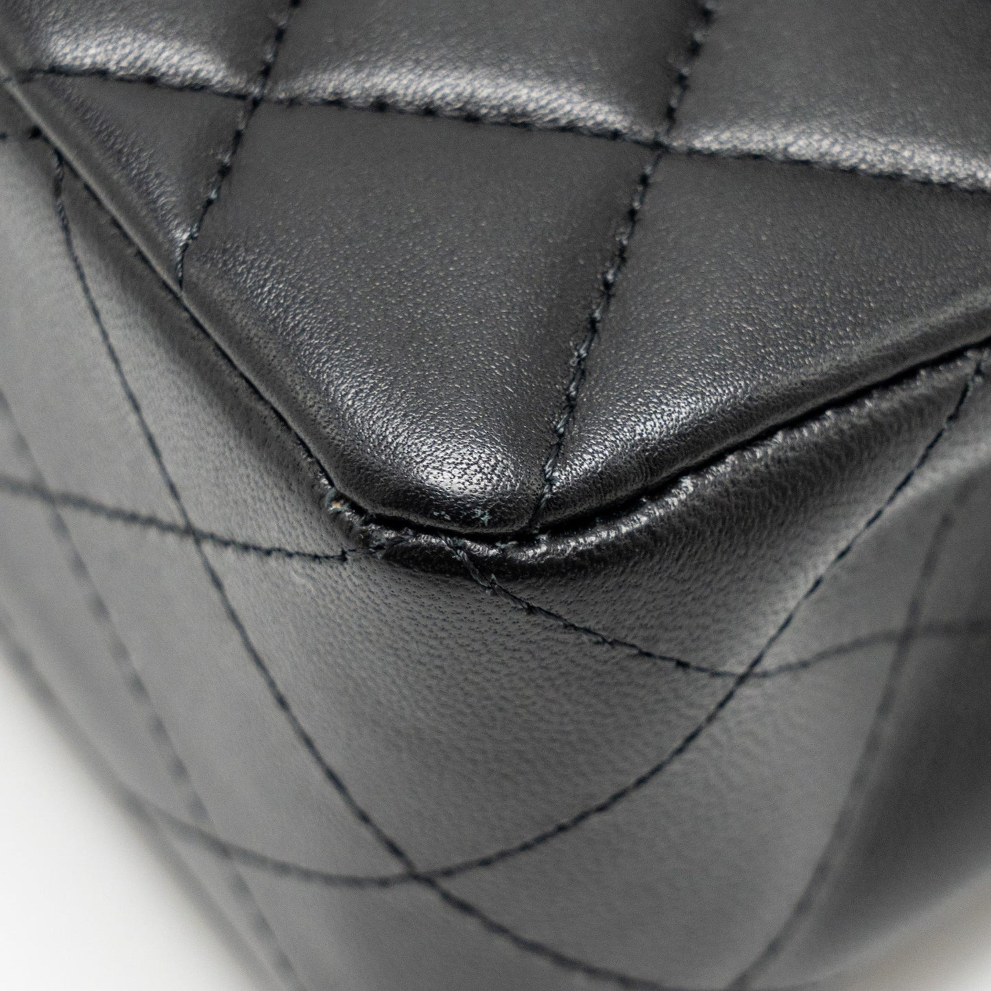 Chanel Small Classic Double Flap Bag Lambskin Black GHW(microchip)