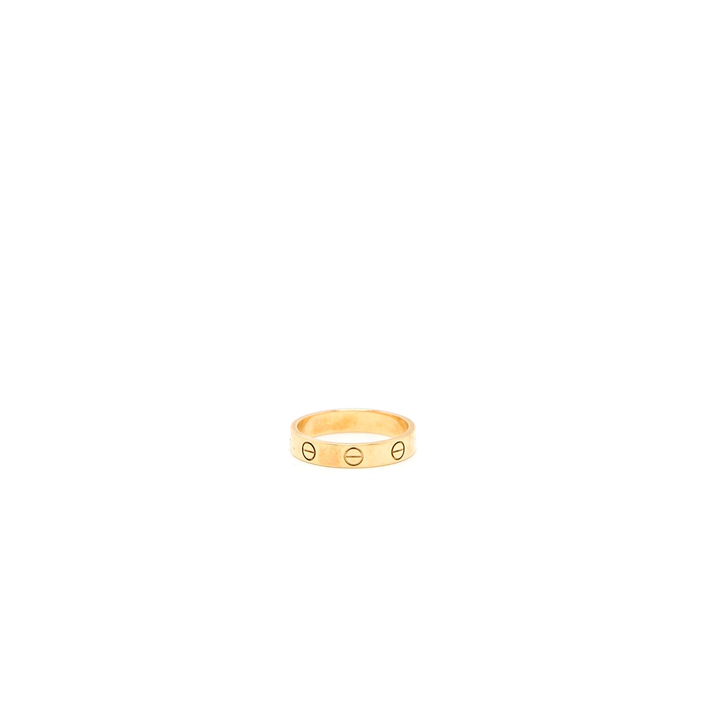 Cartier Size 52 Love Wedding Band Rose Gold