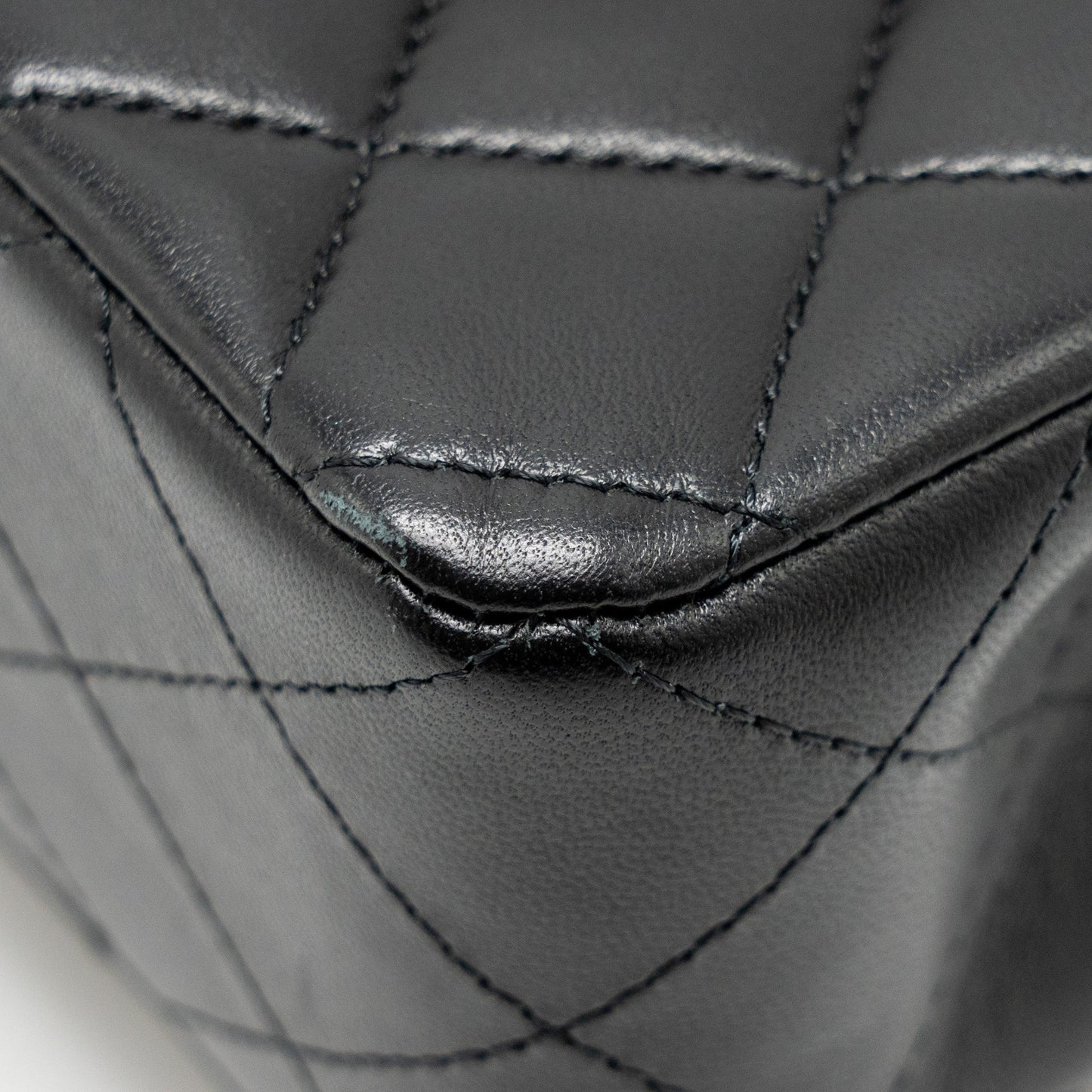 Chanel Small Classic Double Flap Bag Lambskin Black GHW(microchip)