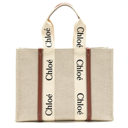 Chloe Large Woody Tote Bag