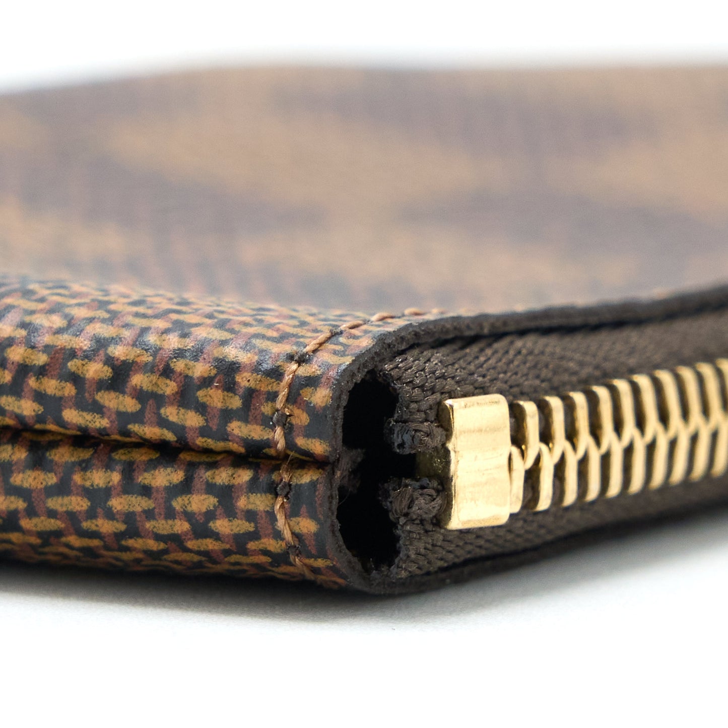 Louis Vuitton Key Pouch Damier Ebene Canvas Brown GHW