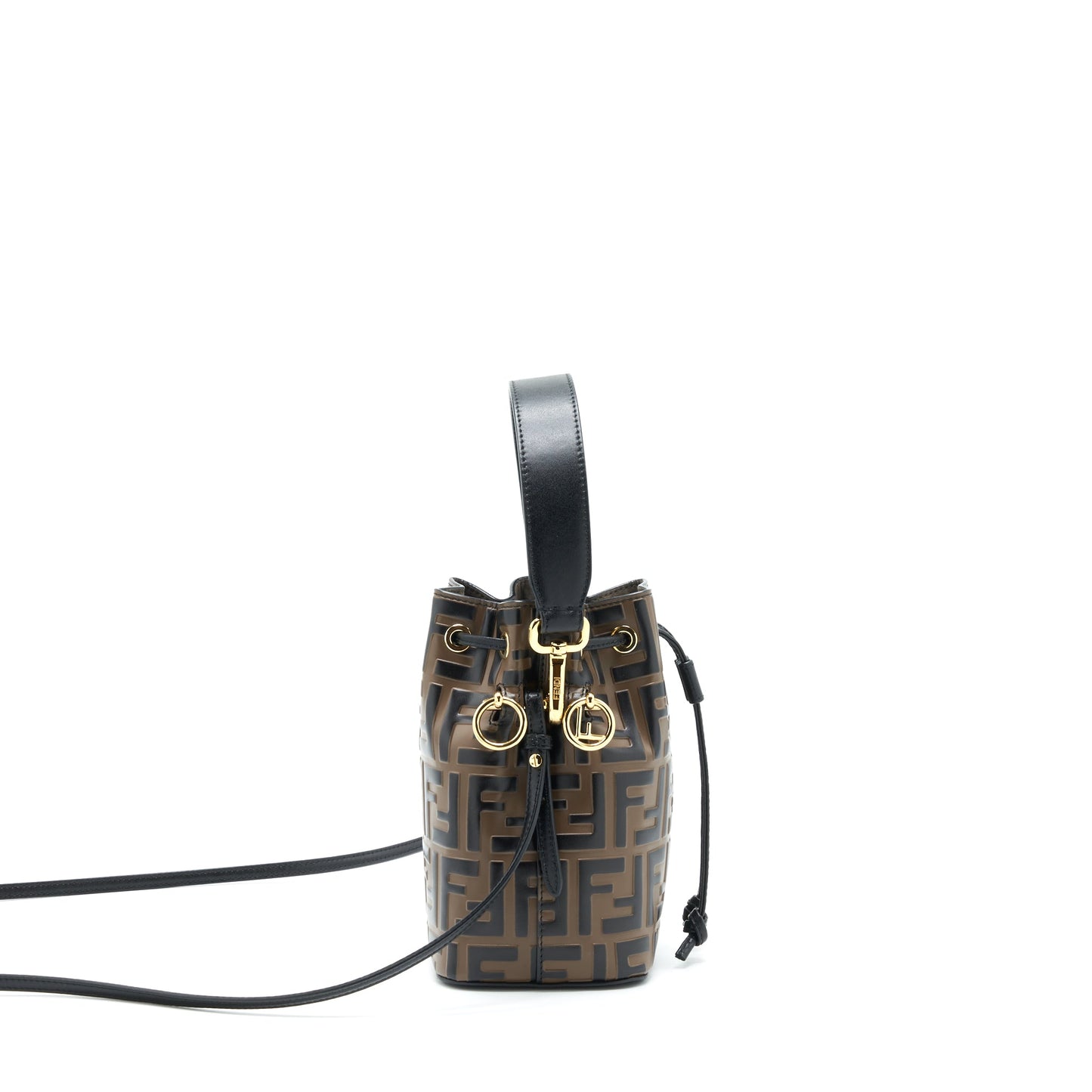 Fendi Mon Tresor Mini Bucket Brown GHW