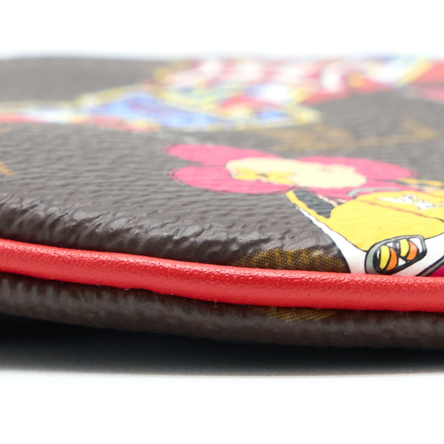 Louis Vuitton Round Coin Pouch Vivienne Bumper Car Monogram Canvas Multicolour GHW
