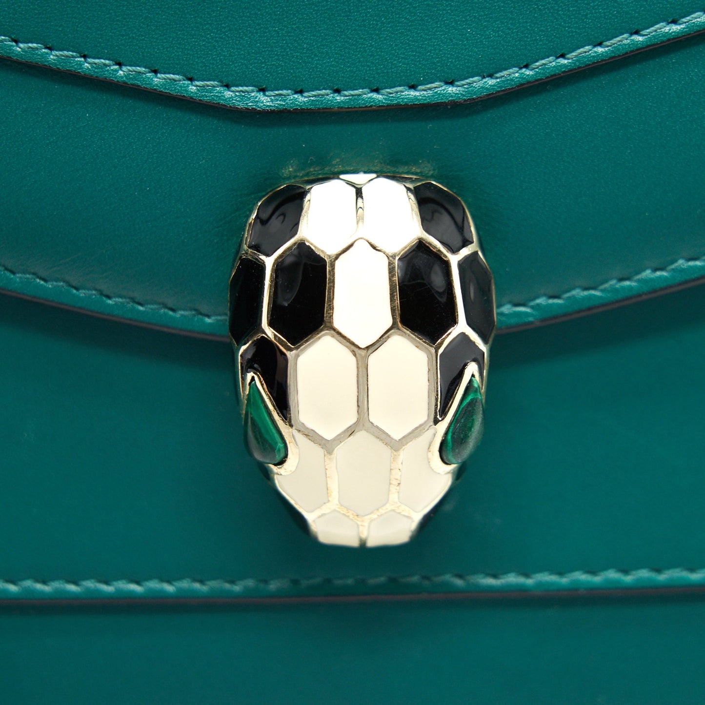 Bvlgari Sling Crossbody Bag Green