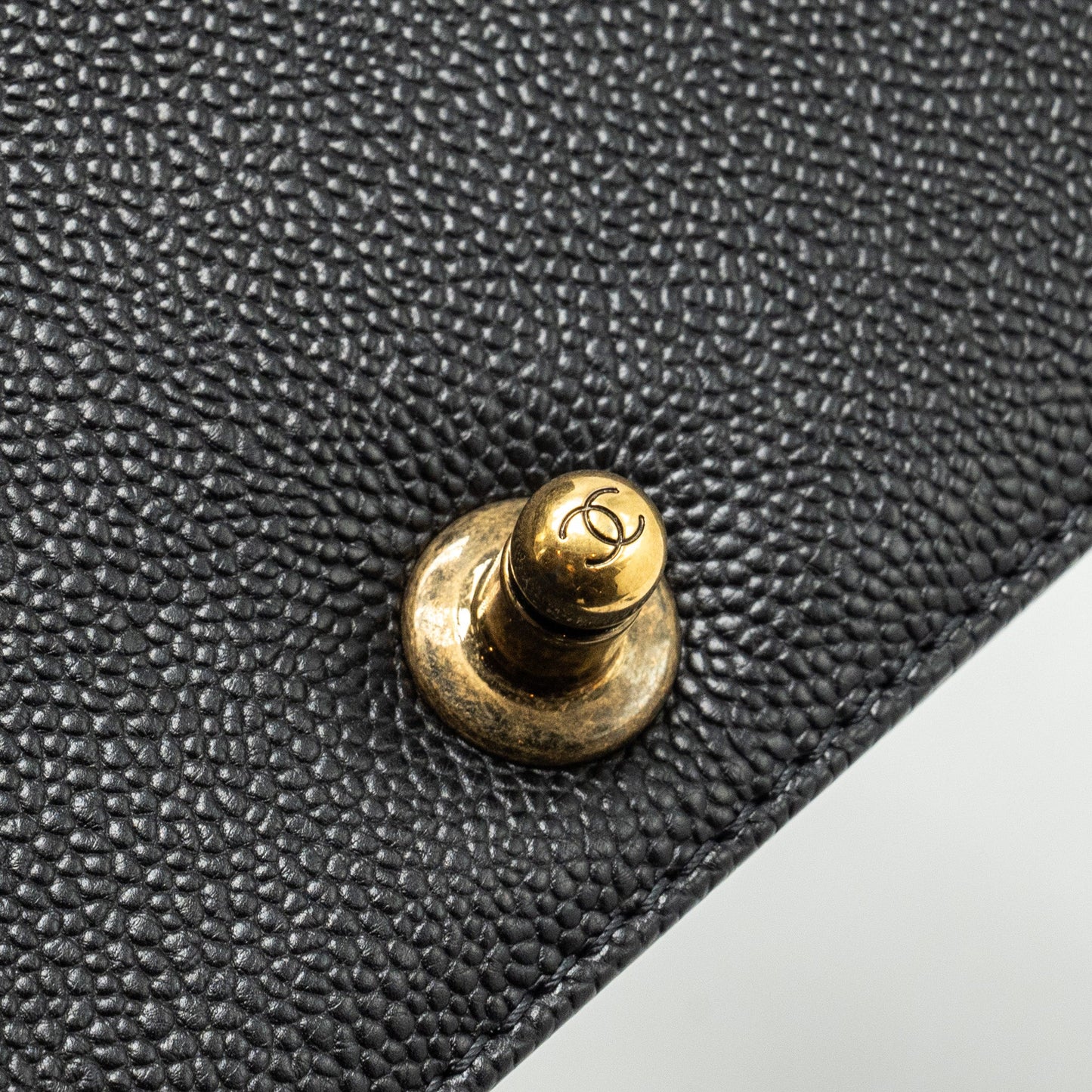 Chanel Small Boy Bag caviar black ruthenium GHW