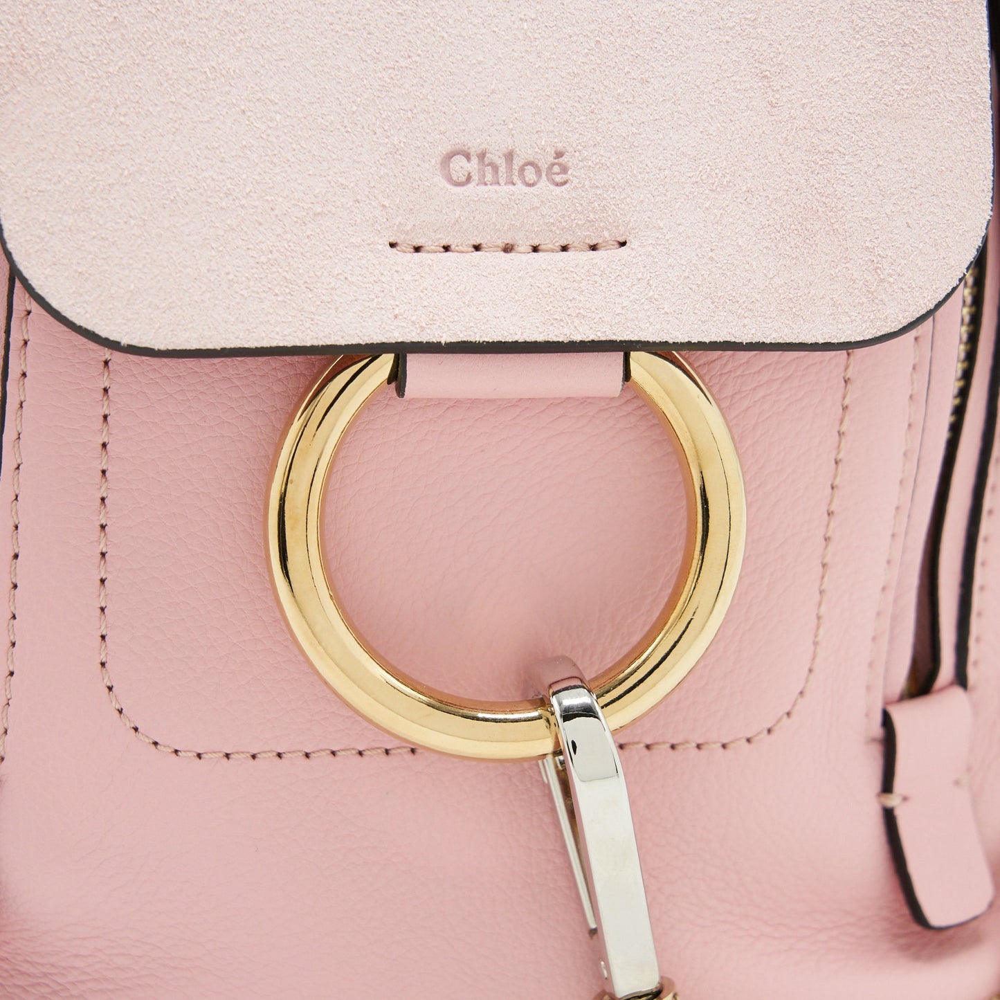 Chloe Faye mini backpack pink GHW