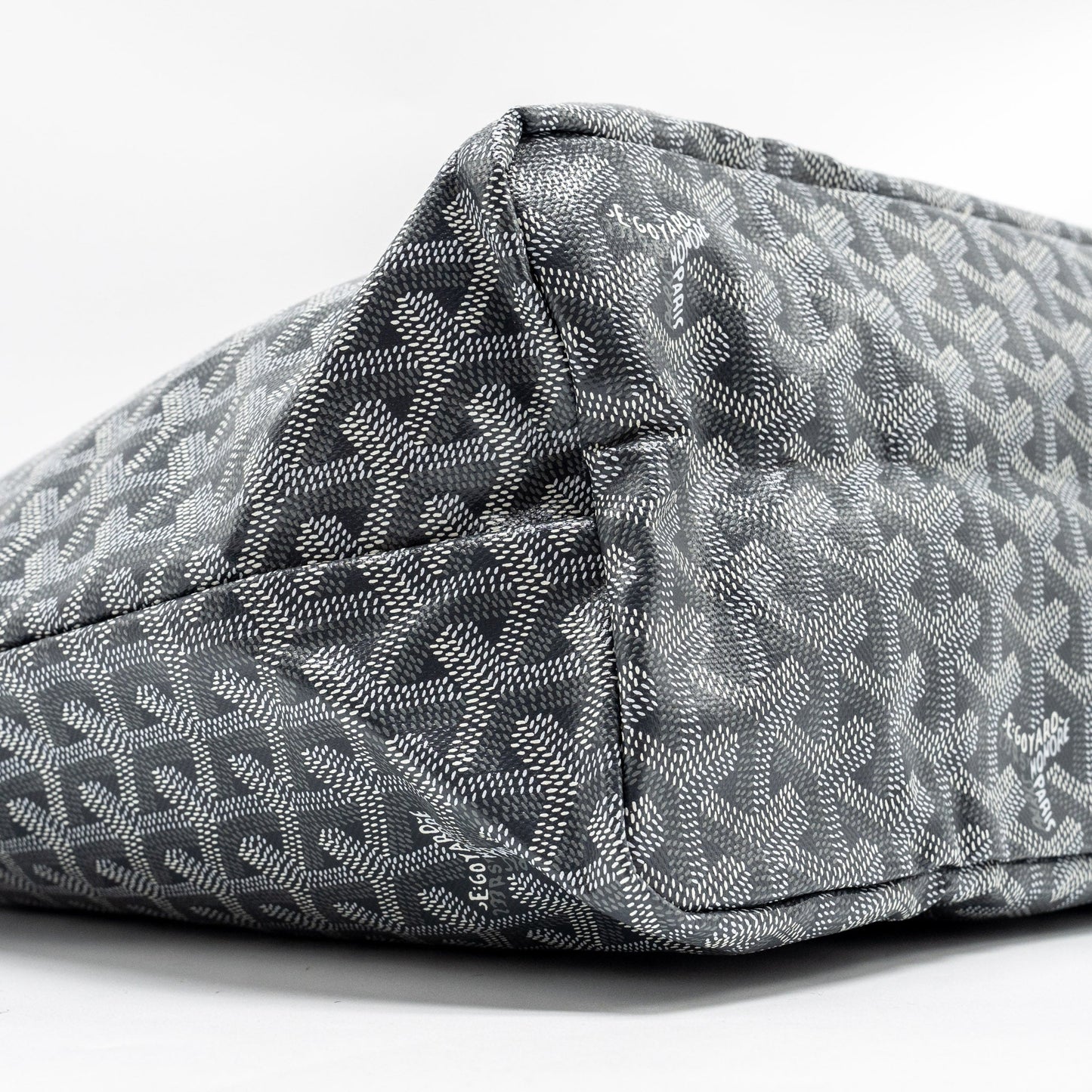 Goyard Saint Louis PM tote bag goyardline canvas / leather grey SHW
