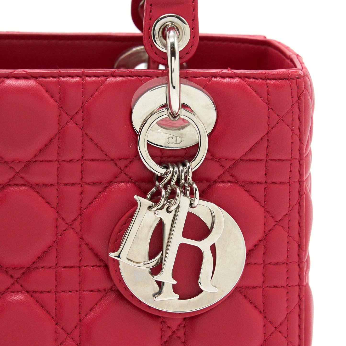 Dior Medium Lady Dior Lambskin Pink SHW